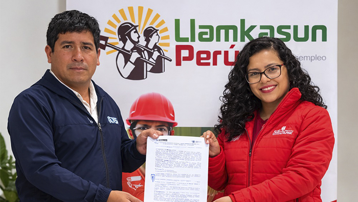 Avanza el mejoramiento vial en San Juan de Cutervo: firman convenio para mantenimiento de trocha carrozable entre El Paraíso y El Huayo. llankasun san juan